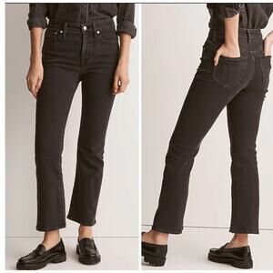 Madewell Mid Rise Kick Out Crop Starkey Wash Jeans US Women's 23 New
